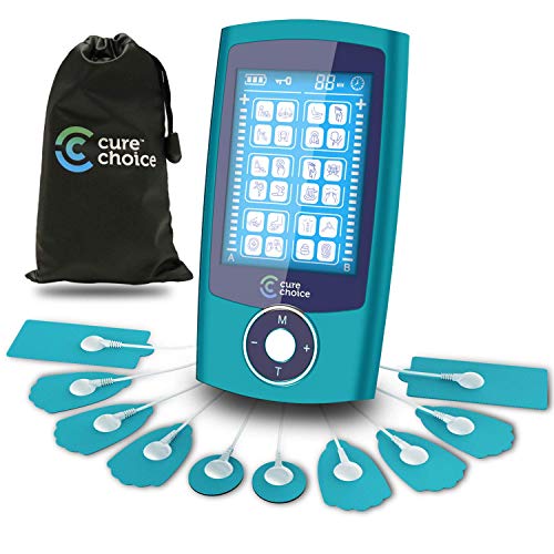 Cure Choice® Dual Channel TENS + EMS Unit 24 Modes Unit Muscle
