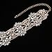 Holylove 4 Color Chunky Choker Shiny Bling Crystal Necklace for Women Jewelry Wedding Party Daily Accessories 1 Piece with Gift Box (N15-Gold)