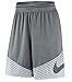 Nike Mens Elite Reveal Basketball Shorts Cool Grey/Wolf Grey/White 718386-065 Size X-Large