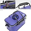 BOSSXIN-EVA-Waterproof-Fishing-Water-Bucket-Portable-and-Easy-Cleaning-Fishing-Bait-Storage-Box-with-Breathable-Mesh-Top-Pocket-Perfect-for-Fishing-Camping-HikingTraveling-Car-Washing