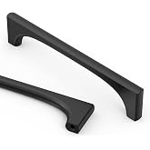 Asidrama 10 Pack 5 Inch(128mm) Matte Black Cabinet pulls Kitchen Cabinet Handles, Cabinet Pulls Kitchen Cabinet Hardware for Cupboard Drawer Pulls 2321