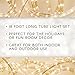 Darice 18’ Long Rope Light Set – 216 Bright Lights for Indoor or Outdoor Use – Flexible Clear Tube Light Makes Decorating Fast and Easy – Connect Up to 16 Sets – 36 Watts, 120V (1 18’ Piece Per Pack)