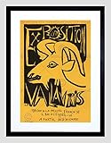 AD CULTURAL FRANCE PICASSO PABLO VA LAVRIS PARIS FRAMED ART PRINT B12X4392