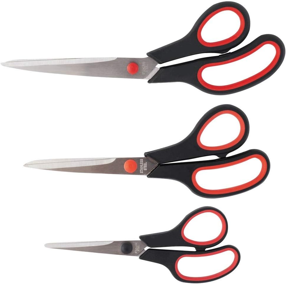 D.RECT SG-Mix 160 210 250 mm Stainless Steel Scissors Pack 3