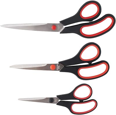 D.RECT SG-Mix 160 210 250 mm Stainless Steel Scissors Pack 3