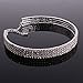 Clear Rhinestone Crystal Choker Necklace Wedding Collar Necklace Birthday Jewelry