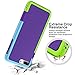 ELOVEN Case for iPhone 7 Plus Case Metal Ring Holder Kickstand Dual Layer Bumper Case Shock Absorption and Antiscratch Clear Back for Apple iPhone 7 Plus iPhone 8 Plus, iPhone 6 6s Plus, Purple