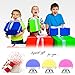 Intsun Children Kids Night Light, LED Silicone Toy Nightlight, Baby Rooms Nursery Lamps, Bedroom Touch Sensor Table Lamps Christmas Gifts with 4 Lighting Modes, 5 Colors,USB Rechargeable