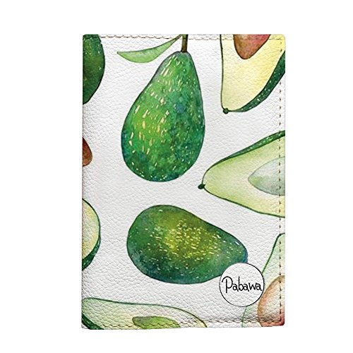 Avocado Passport Holder cover eco - leather summer design