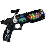LilPals Space Gun with Flashing LEDs and Sounds. Supper Fun and Colorful