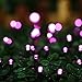 Qedertek Christmas Solar String Lights, 200 LED Valentine Lights, 8 Modes 72 ft Fairy Solar String Lights for Home, Porch, Patio, Garden, Lawn, Party and Holiday Decorations (Pink)