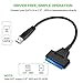 ELECTOP USB 3.0 to SATA Cable, 22 Pin 15+7 2.5 Inch SATA III Hard Disk Driver Adapter,External Converter for SSD and HDD Data Transfer