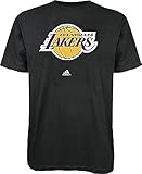 Los Angeles Lakers Black Primary Logo T Shirt by Adidas