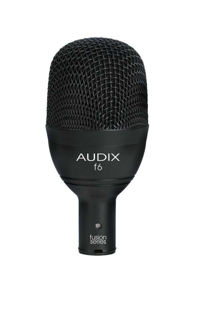 AUDIX F6 Dynamic Bass and Kick Drum Microphone – Hypercardioid Pattern, 40 Hz–16 kHz, Handles SPL ≥140 dB, for Kick Drum, Floor Tom, Bass Cabinets