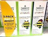 Zarbee's Child Natural Cough Syrup 3-day Pack Day/night Dk Honey Mucus Relief - 4 oz each (12 oz total)