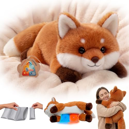 Mewaii 2,3 kg Fuchs Kuscheltier, Gewichtskuscheltiere für Erwachsene Kids