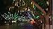 Alkbo Warm white Color Meteor Shower Rain Lights Waterproof String for Wedding Party Christmas Xmas Decoration Tree Party Garden Xmas String Light Outdoor 10FT 8 Tube
