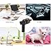 Mini Vacuum USB Cleaner, New Keyboard Vacuum Desktop Dust Cleaner Collection Tool With Brush For Cleaning Dust, Bread Crumbs, Paper Scrap, Cigarette Ash, Particle of Makeup Bags, Pet House,ect (Black)