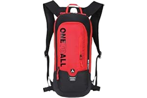 LOCALLION Cycling Backpack, 6/12L Bike Backpacks Hydration Backpack, Breathable Lightweight for Travelling Hiking Running Ski