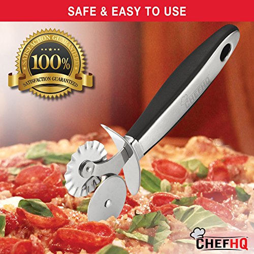 CHEFHQ Pasta Drying Rack with Pasta Cutter Collapsible Wood Hanger