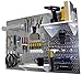 Wall Control Pegboard Organizer 4 ft. Metal Pegboard Standard Tool Storage Kit with Galvanized Toolboard and White Accessories