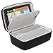 BOVKE Carrying Case for 6" 7" Inch GPS Navigation Garmin Nuvi 2797LMT 2689LMT DriveSmart 61 NA LMT-S Tomtom Go Via 1625TM Portable Bluetooth Vehicle GPS Navigator and Accessories,(Black + Inside Gray) primary