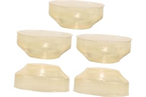 NUOBESTY Fire Alarm Cover 5-Pack Dust Protector for Household Detectors Plastic Protective Caps for Cooking and Construction 