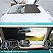 Tsumbay Car Windshield Sun Shade Blocks UV Rays Sun Visor Protector,Sun Cover for Car, 4 Layers of Protection Sunshade, Anti-Sunburn/Anti-Wind/Anti-Fog Large Sunshade Windshield Cover Fits Most Cars