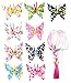 Hipgirl 9pc Piece 1.75 Inch Metal Hair Bow Hair Clips-Grosgrain Ribbon No Slip Grip Metal Barrettes for Toddler Girls Teens Babies Children Kids Women Adults Beauty Accessories Assorted Color