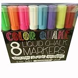 Liquid Chalk Markers 8 Neon Colors.