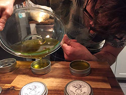 Boulder Balm: Dry Skin Salve for Active Hands & Body Hemp Oil Herb Infused Healing Balm Handcrafted for Rock Climbing (Mount Evans Mint Scent) 2oz Tin