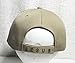 Aesthetinc 3D Embroidery Christian Bible Verse Man of Faith Jesus Christ Church Religious Cap Hat Visor (Man of Faith Khaki)