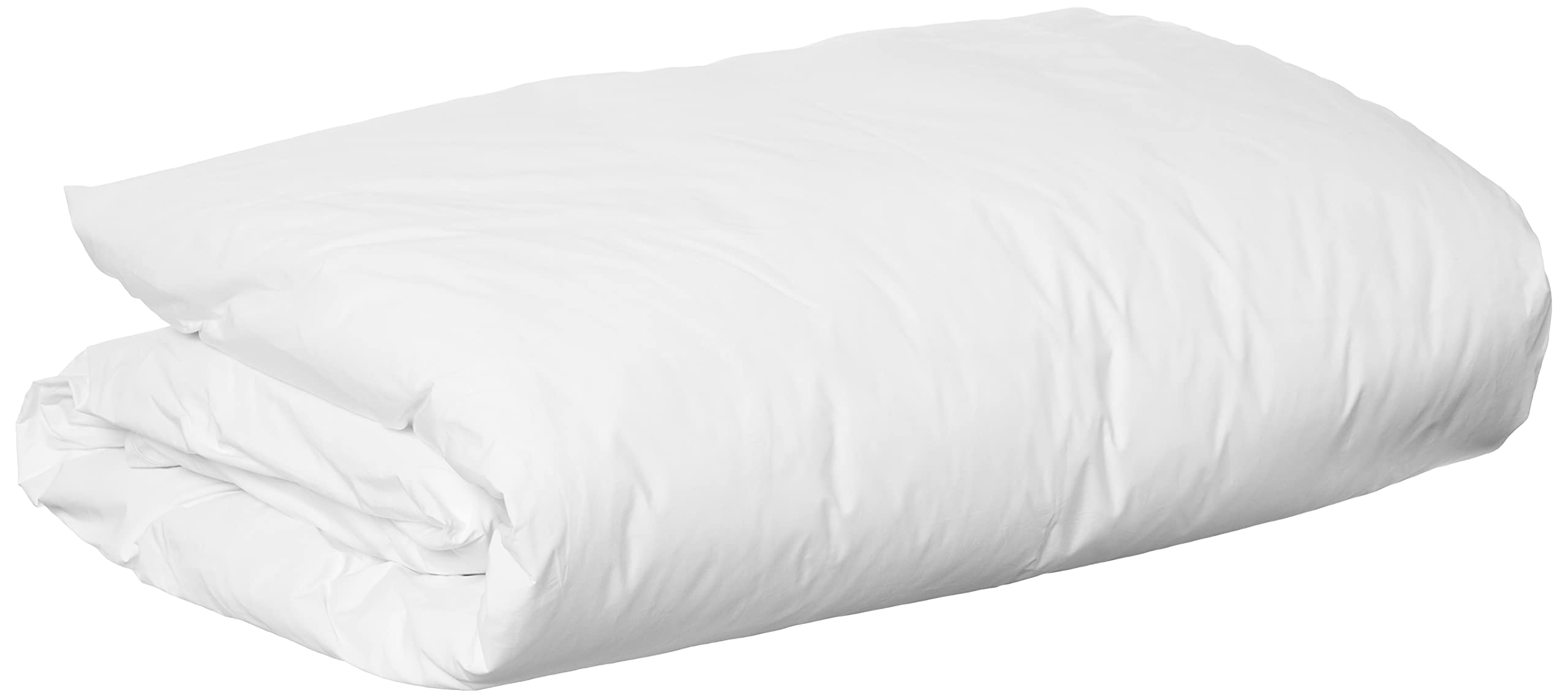Photo 1 of National Allergy Premium 100% Cotton Duvet Comforter Protector - Twin Size - 66" x 86" - White - Breathable 300 Thread Count Hypoallergenic Cover - Zippered Encasement - Bedding Linen