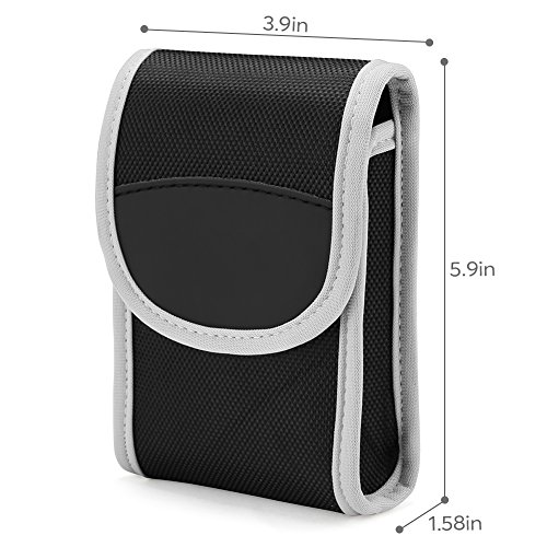 Fnova Black Rangefinder Carry Travel Soft Case for Hunting, Golf, Shooting, Racing, Archery