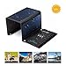Solar Panel Phone Charger BlitzWolf 20W/3A Dual USB Port SunPower Battery Charger for All Cellphone iPhone 6 6s Plus, Samsung Galaxy S5 S6 Note 4 5, Sony Xperia (Over 21% SunPower Conversion)