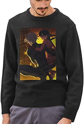 Miraculous Ladybug Men's Sweatshirt Winter Must Have Ultimate Cotton Crewneck Sweatshirt