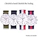 Vetoo Nylon Watch Bands, Quick Release Premium Ballistic NATO Straps, Nylon Replacement Wristband with Adjustable Stainless Steel Buckle for Men Women, 22mm 20mm,4 Pack