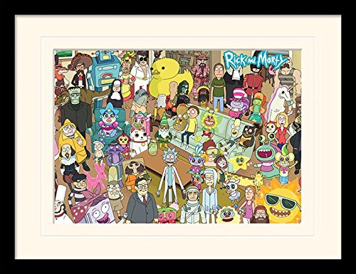 Cartoon Network Rick and Morty (Total Rickall) 30 x 40cm Memorabilia