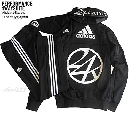 Amazon Adidas 24karats 日本限定商品 第4弾 Exile ジャージ アディダスパフォーマンス トラックスーツ黒白ｌ国内正規品 アイドル 芸能人グッズ 通販