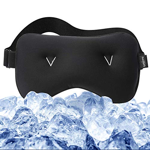 Unimi Weighted Eye Mask, Cold Compress for Puffiness,Eye Mask for Dark