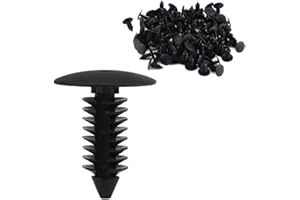 Car Bumper Trim Fastener Rivet Clips, 100Pcs Universal Car Door Bumper Screws Push Fastener Retainer Clips