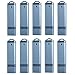 KEXIN 10 Pack 1GB Flash Drive USB 2.0 Flash Drive Bulk Thumb Drive Memory Sticks Jump Drive, Silver