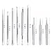 Blackhead Acne Remover Kit, Aooher 9pcs Stainless Steel Blemish and Comedones Extractor Tool Set for Treating Blackhead Whitehead Acne Pimples