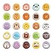 25pcs Fridge Magnets Animal Face Refrigerator Magnets Small Funny Magnet for Kids Kitchen Home School Classroom Whiteboard Cute Decorative (25pcs-Animal Faces)