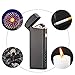 Windproof Arc Lighter X Plasma Lighters Rechargeable USB Lighter Electric Lighter for Cigarette Candle-with LED Display Power (Black)thumb 2