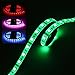 16.4ft/5M 5050 300LED RGB Multi-Color Waterproof(IP-65) SMD Flexible Strip Light Kit with 44 Key IR Remote Controller + 12V 5A Power Supply