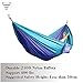 Forbidden Road Camping Hammock 400lbs Capacity Portable Hammock for Outside, Backyard, Travel, Backpacking, Beach