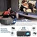 Projector Bluetooth WiFi Android 4400 Lumen LCD LED Multimedia Video Projector Home Theater Support HD 1080P Airplay HDMI USB RCA VGA AV for Gaming Fire TV Stick Smartphone DVD Laptop Outdoor Moviethumb 4