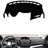 leather dash board cover mat Compatible with FORD