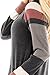 For G and PL Women Loose Longsleeve Striped Knitted Sweatshirt Tunic Tops Casual Color Blocked Cotton T Shirts Grey XL